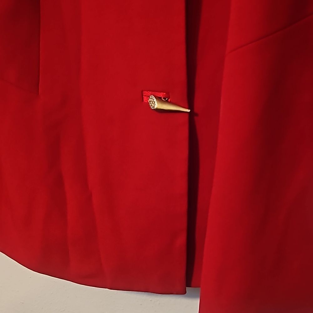 Moshita Couture blazer red 12 - Picture 5 of 8